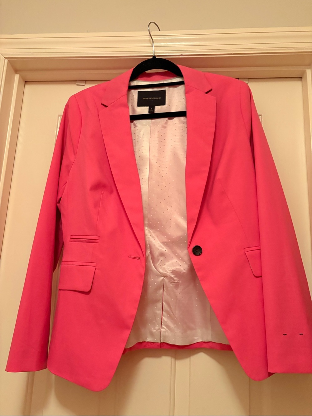 Banana Republic Bright Pink Men’s Blazer - Classic Tailored Jacket